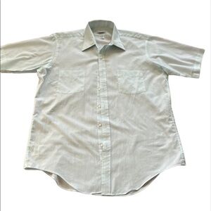 Arrow Kent Classic men’s button down green shirt size 16